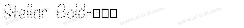 Stellar Bold字体转换